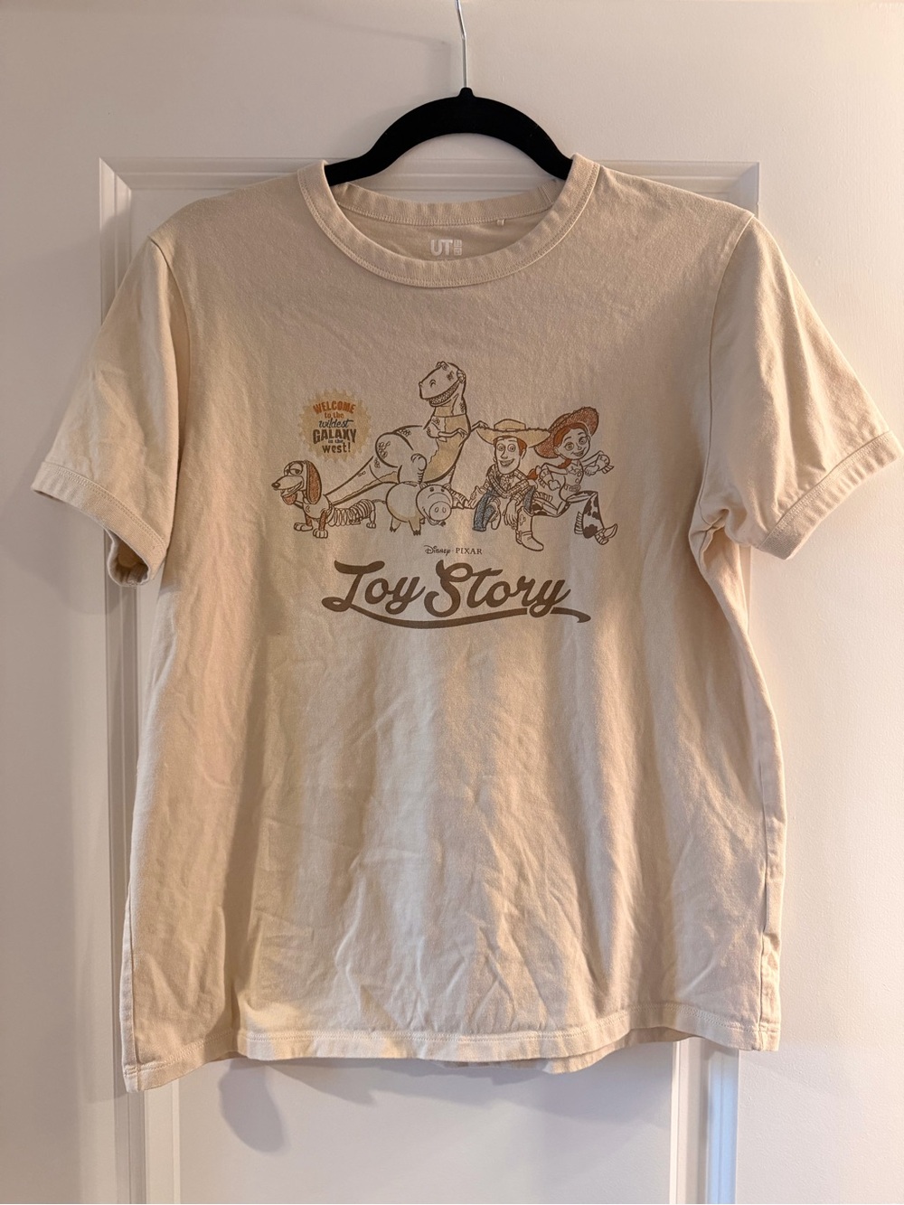 Uniqlo Toy Story Graphic Tee - Cream
